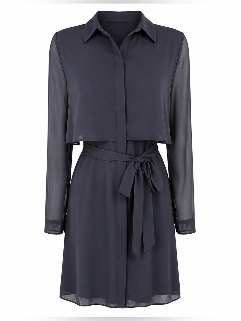 NY Collection NWT black belted dress, medium